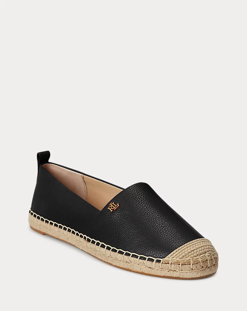 Cameryn IV Tumbled Leather Espadrille