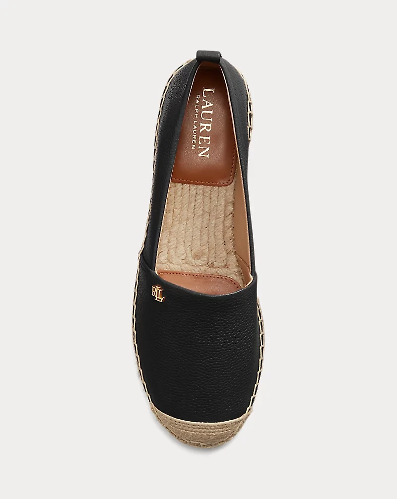 Cameryn IV Tumbled Leather Espadrille