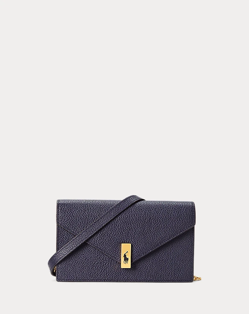 Polo ID Leather Chain Wallet & Bag