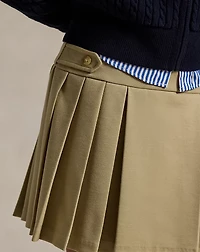 Pleated Ponte Skort