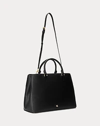 Crosshatch Leather Large Hanna Satchel