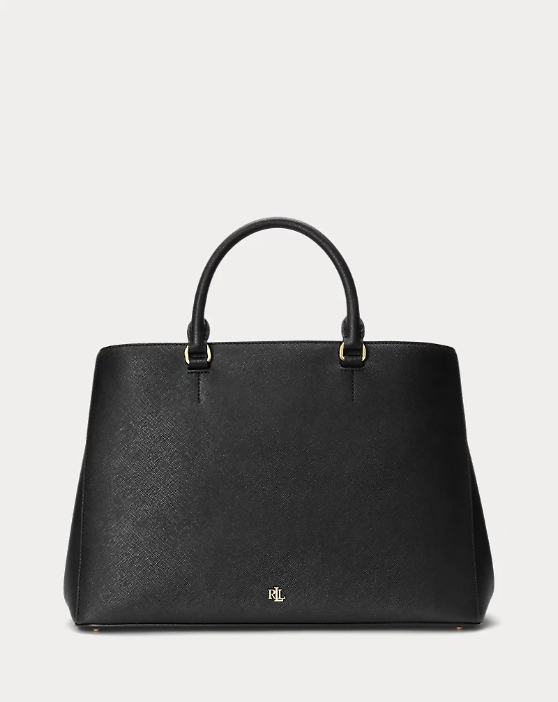 Crosshatch Leather Large Hanna Satchel