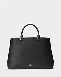 Crosshatch Leather Large Hanna Satchel