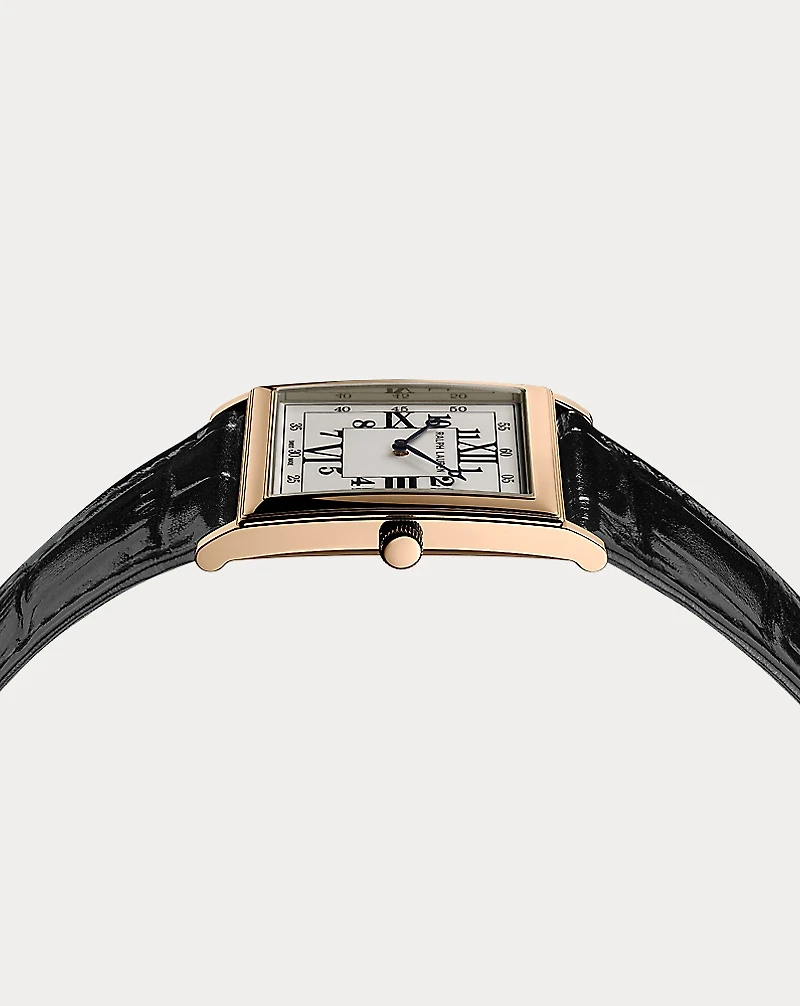 Rose Gold 32 MM White Dial Watch