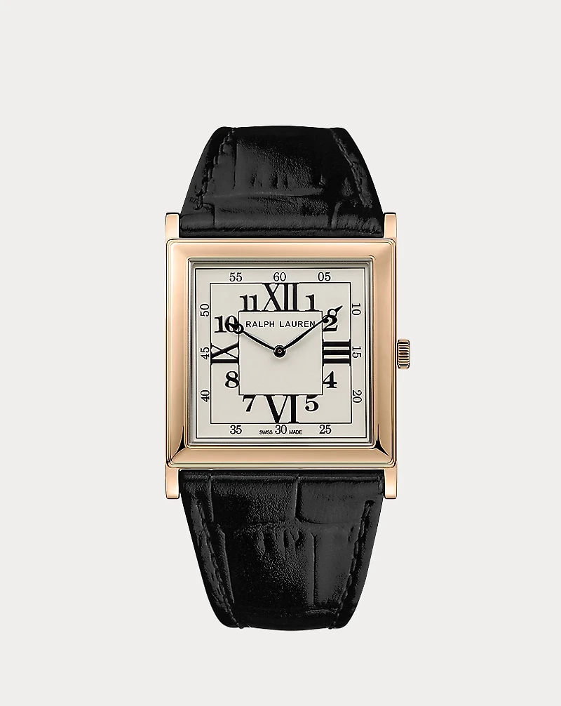 Rose Gold 32 MM White Dial Watch