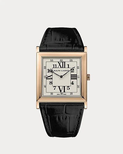 Rose Gold 32 MM White Dial Watch