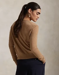 Cashmere Crewneck Cardigan