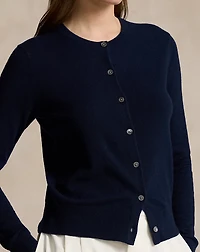 Cashmere Crewneck Cardigan
