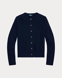 Cashmere Crewneck Cardigan