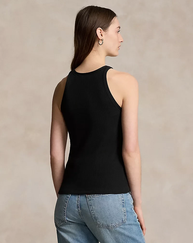 Ribbed Cotton Tank Top
