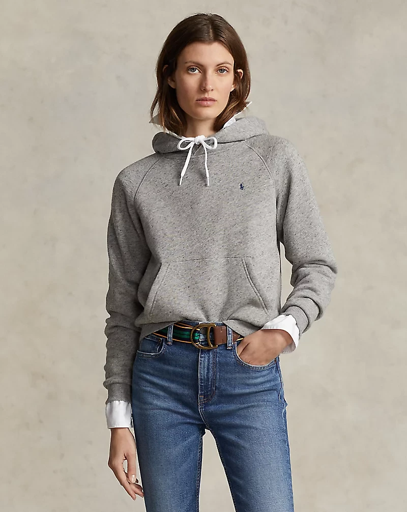 Shrunken Fit Fleece Hoodie