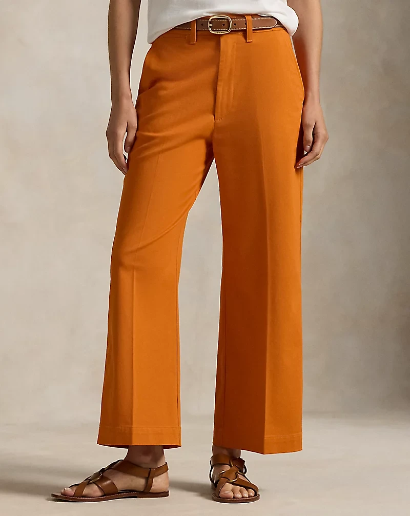 Chino Wide-Leg Pant
