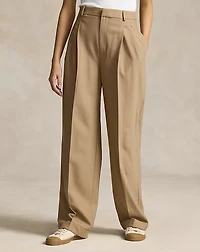 Wool-Blend Wide-Leg Pant