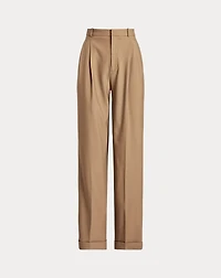 Wool-Blend Wide-Leg Pant