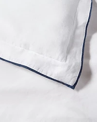 RL Linen Contrast Duvet Cover