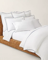 RL Linen Contrast Duvet Cover