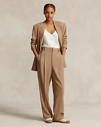 Stretch Wool-Blend Blazer