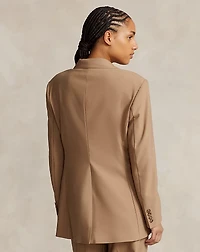 Stretch Wool-Blend Blazer