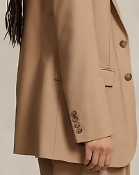 Stretch Wool-Blend Blazer