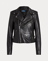 Sheepskin Leather Moto Jacket
