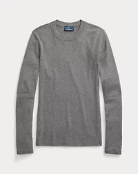Slim Fit Cotton Long-Sleeve Tee