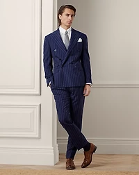 Ralph Handmade Striped Wool Suit Jacket 