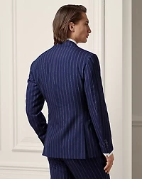 Ralph Handmade Striped Wool Suit Jacket 