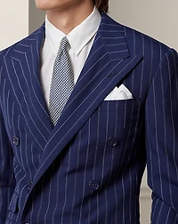 Ralph Handmade Striped Wool Suit Jacket 