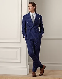 Gregory Hand-Tailored Striped Trouser