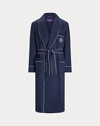 Monogram Silk Twill Robe