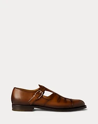 Burnished Calfskin Fisherman Sandal