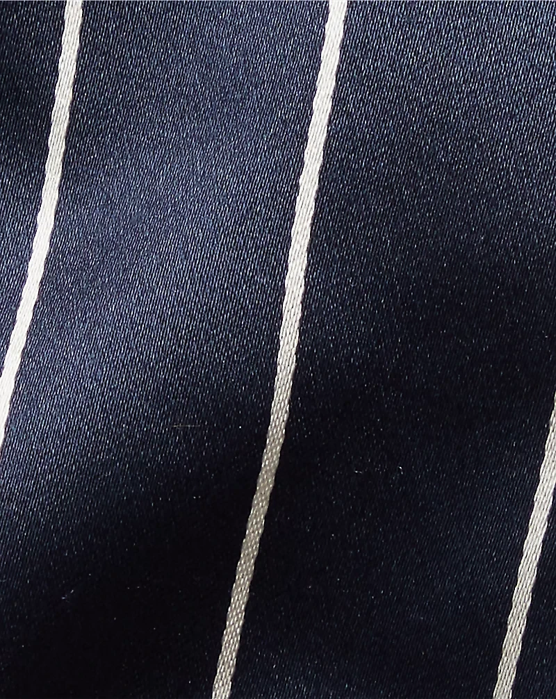 Striped Silk Satin Tie
