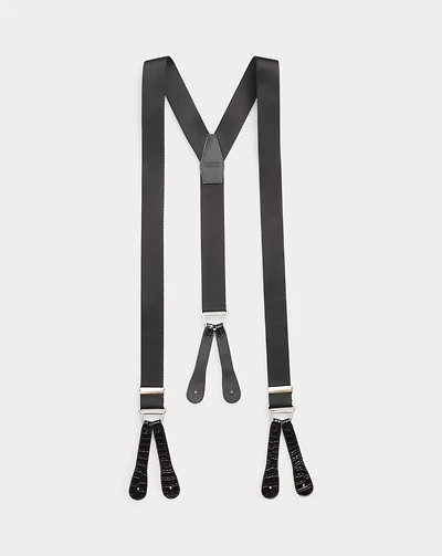 Alligator-Trimmed Suspenders