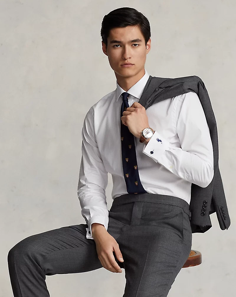 Custom Fit Poplin French Cuff Shirt