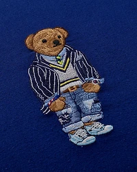 Cricket Polo Bear Throw Pillow