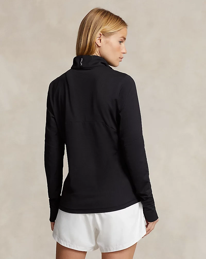 Stretch Jersey Quarter-Zip Pullover