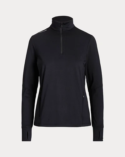 Stretch Jersey Quarter-Zip Pullover