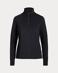 Stretch Jersey Quarter-Zip Pullover