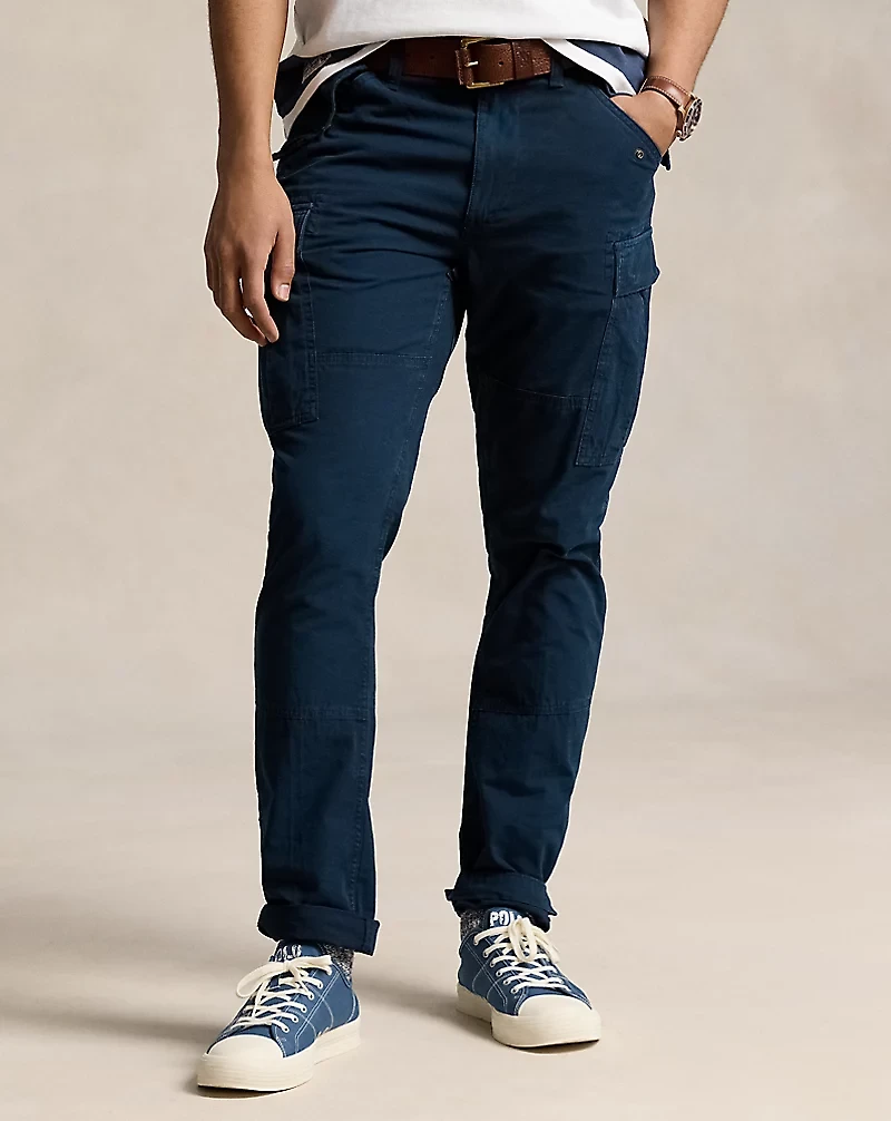 Slim Fit Canvas Cargo Pant