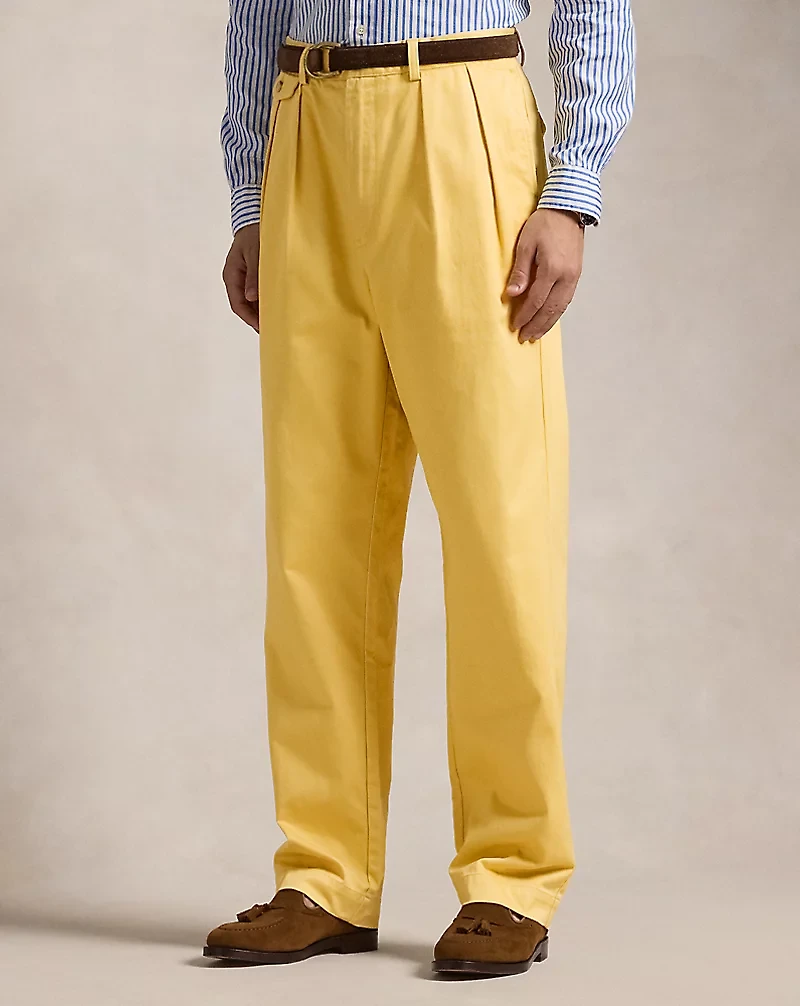 Whitman Relaxed Fit Pleated Chino Pant