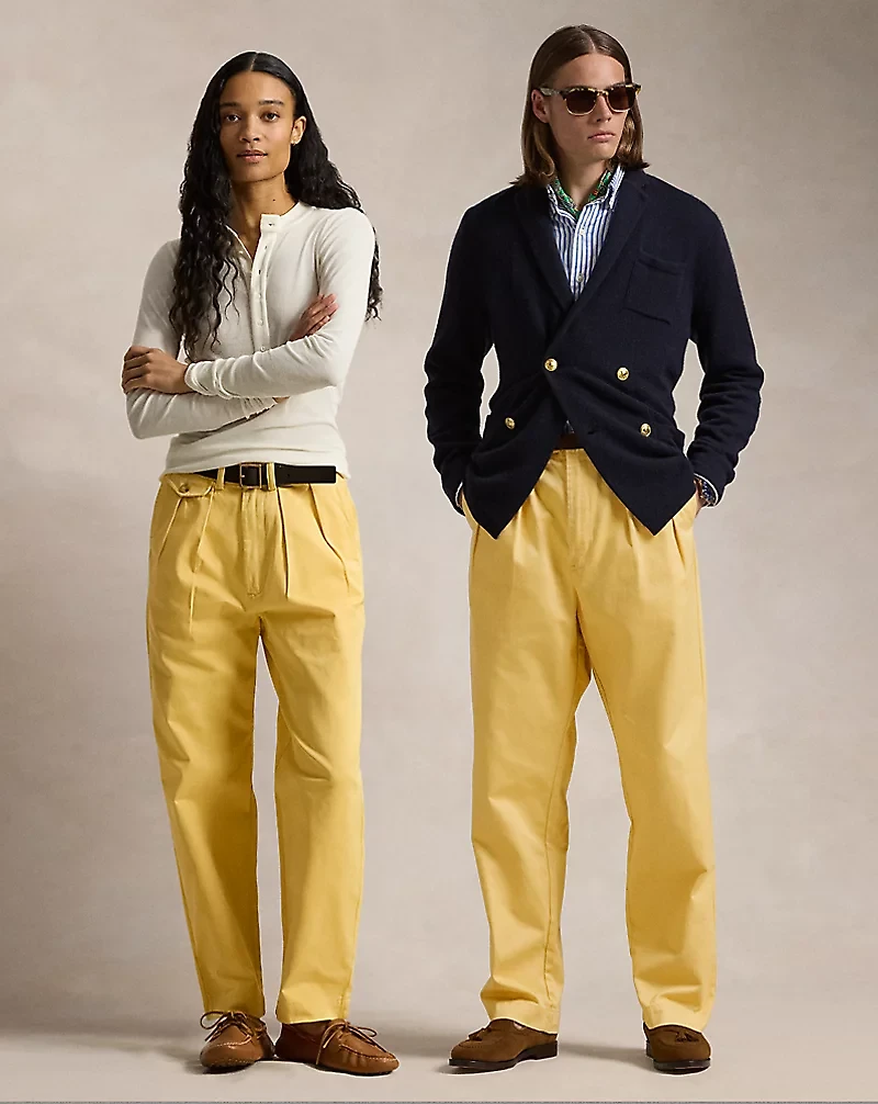 Whitman Relaxed Fit Pleated Chino Pant