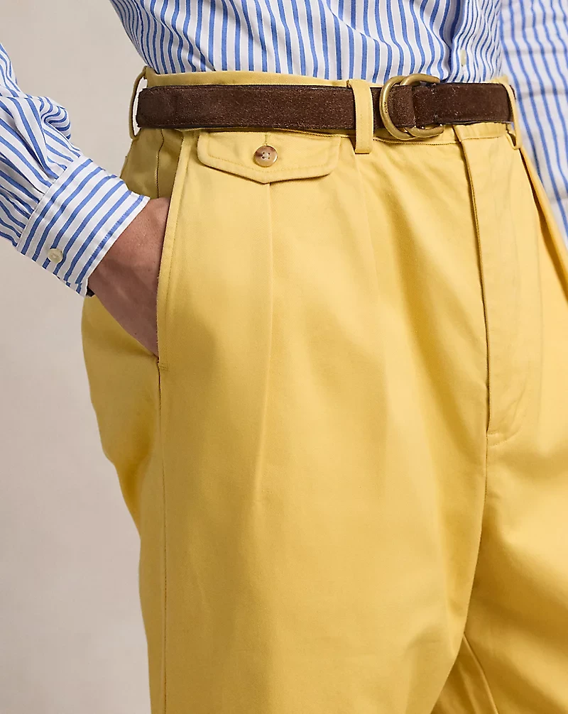 Whitman Relaxed Fit Pleated Chino Pant