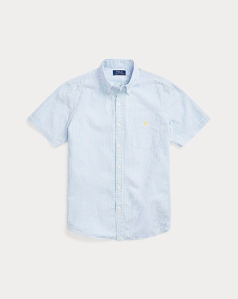 RL Prepster Classic Fit Seersucker Shirt