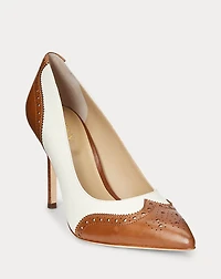 Lynden Nappa & Burnished Leather Pump