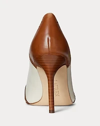 Lynden Nappa & Burnished Leather Pump