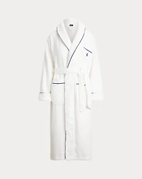 Logo Shawl-Collar Bath Robe