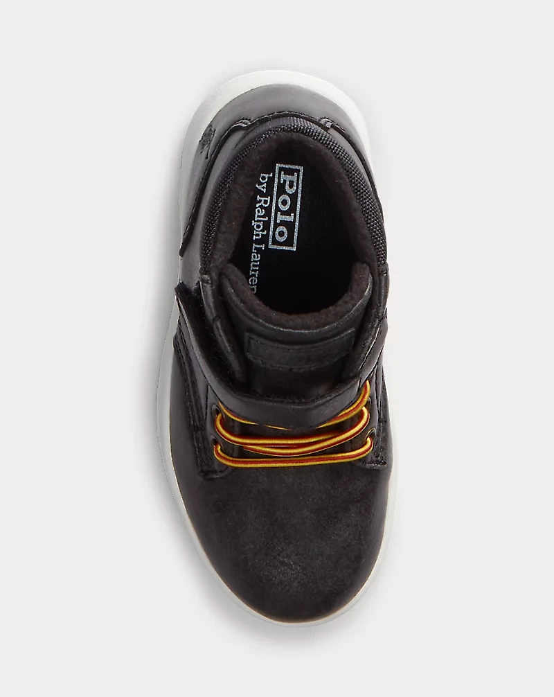 Polo Court High-Top Faux-Leather Sneaker