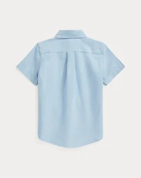 Cotton Oxford Short-Sleeve Shirt