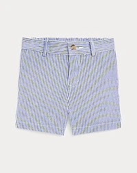 Stretch Cotton Seersucker Short