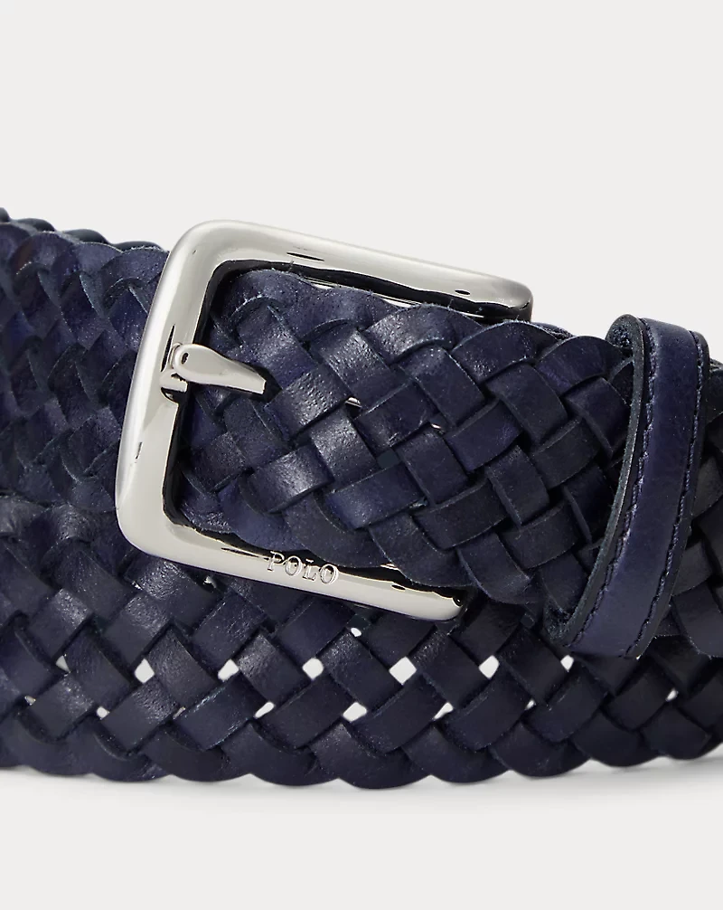 Braided Vachetta Leather Belt